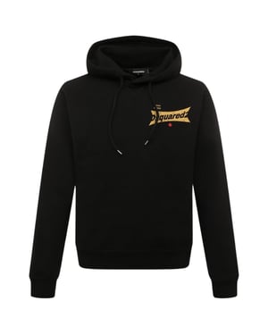 Dsquared2 Cool Fit Logo Black Hoodie