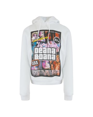 Dsquared2 Sisters Power Deana And Dana White Hoodie