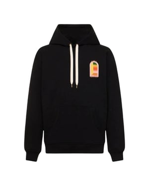 Casablanca Gradient Arch Logo Zwarte Hoodie