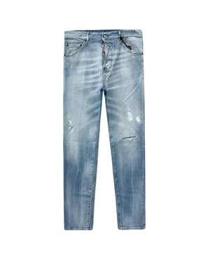 Dsquared2 Cool Guy Jean Dsetroyed Style Light Blue Jeans