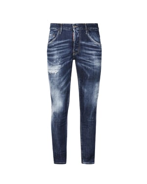 Dsquared2 - Skaterjeans I Slitna Denimjeans