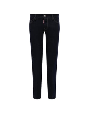 Dsquared2 Slim Jean Dark Rinse Wash Blue Jeans