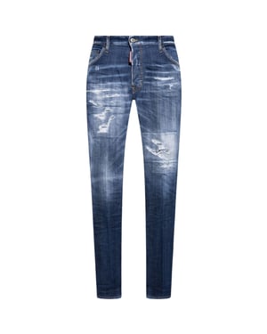 Dsquared2 Cool Guy Jeans Destroyed Worn Denim Blauwe Jeans