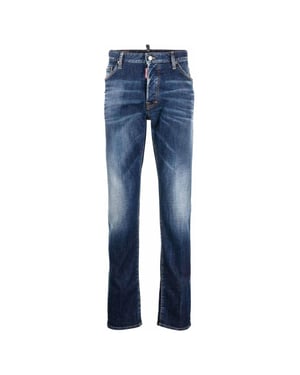 Dsquared2 Marinblå Cool Guy Skinny Jeans