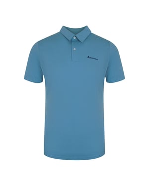 Aquascutum Active Cotton Polo Dry-fit Avio Blue Polo Shirt