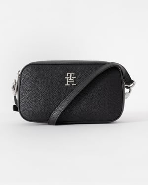 Logo Detail Camera Bag in Black