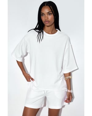 Dames Losse Crewneck T-shirt