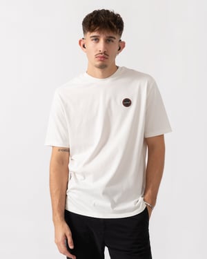 Badge T-Shirt in Cream