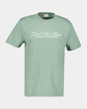 Regular Fit Short Sleeve Short Sleeve T-Shirt in Mint