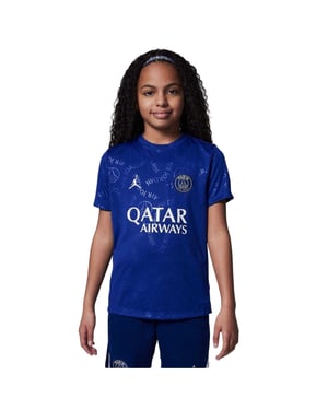Nike Kinderen/Kinderen Air Jordan Paris Saint Germain FC Jersey (Blauw/Phantoom)