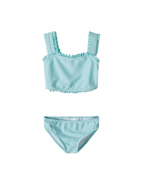 Minoti Effen Quick Dry Bikiniset voor meisjes (Blauw)