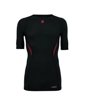 Skins A200 lichtgewicht compressieshirt voor heren (Zwart)