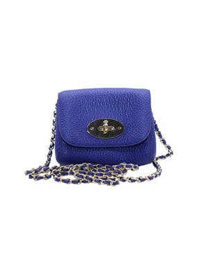 Mulberry Classic Lily i blå kalvskinn