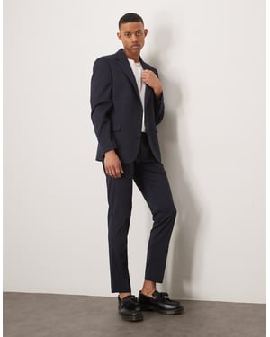 ASOS DESIGN skinny suit jacket in navy