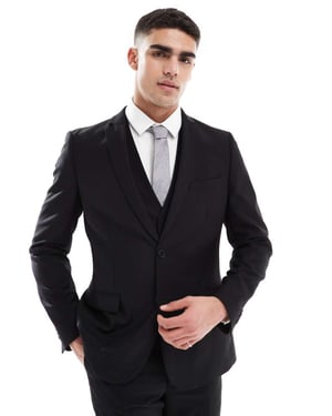 French Connection formal suit jacket co-ord in black