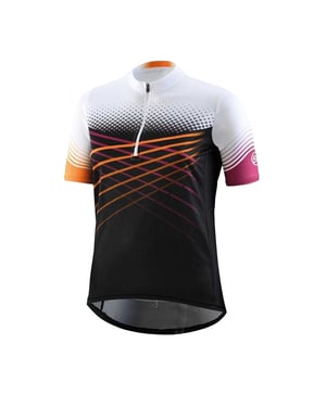 Bicycle Line Edera MTB-fietsshirt voor dames (Zwart/Oranje)
