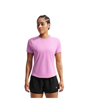 Nike Dames/Dames Swift Dri-FIT Hardloop-T-shirt (Magenta)