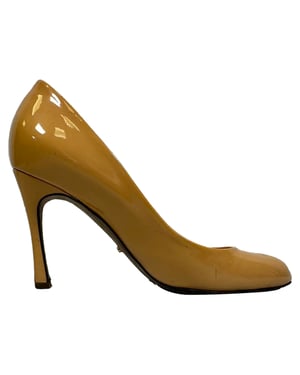 Sergio Rossi Pumps in Beige Patent Leather