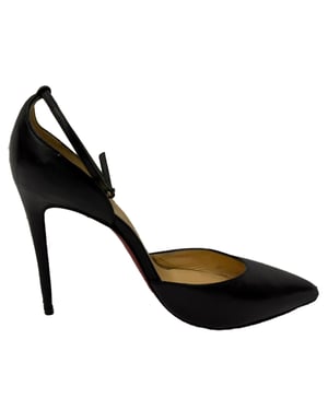 Christian Louboutin D'Orsay Pumps in Zwarte Leer