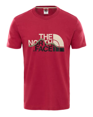 The North Face Mountain Line Mens Rumba Red T-Shirt