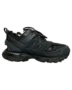 Balenciaga Track Sneakers in Black Polyurethane