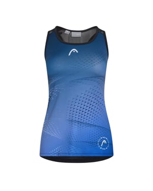 Head Dames Y Slim-tanktop (Blauw)
