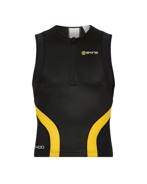 Skins Heren Tri 400 Triathlon T-shirt (Zwart)