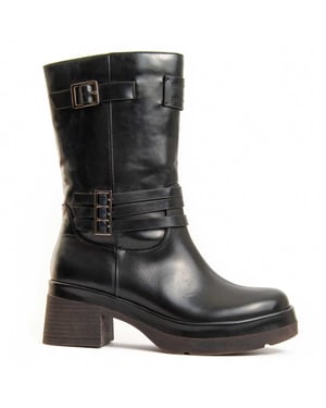 Montevita Heel Ankle Boot Motta2 I Svart