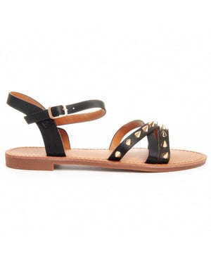 Montevita Platt Sandal Flipp3 i Svart