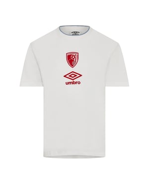 Castore Heren AFC Bournemouth Performance voetbalshirt (Briljant wit)