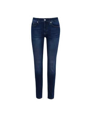 Calvin Klein Dames 011 Skinny Jeans met middelhoge taille (Middenblauw)