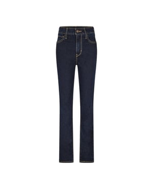 Levis 721 Denim Skinny Jeans, dam/dam (Mörkblå)