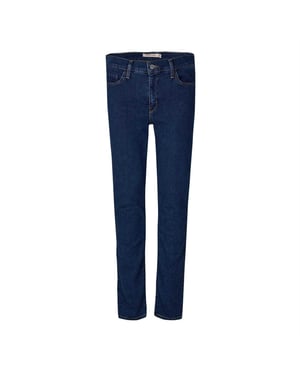 Levis Skinny-jeans i bomullsdenim för kvinnor/damer (Stonewash)