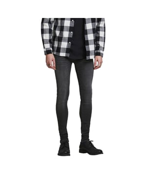 Jack And Jones Heren Spry Skinny Jeans (Zwarte denim)
