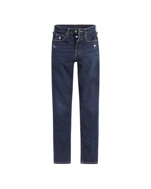 Levi's Dam Cotton Denim Skinny Jeans (Mörkblå)