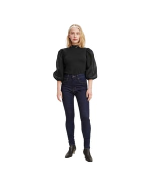 Levis Dames/Dames Mile High Super Skinny Jeans in katoenmix (Denim)