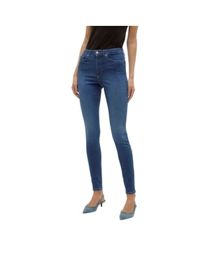 Vero Moda Skinny jeans met 5 zakken voor dames (Blauwe Denim)