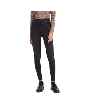 Levis Mile High Super Skinny Jeans i bomullsblandning, dam/dam (Mörk mark)