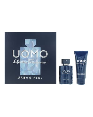 Salvatore Ferragamo Uomo Urban Feel Eau de Toilette 50ml + Shower Gel 100ml Gift Set for Him