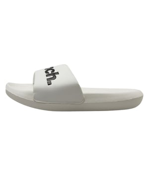 Bench Unisex Adult Logo Bedrukte Synthetisch Rubber Casual Slides (Wit)