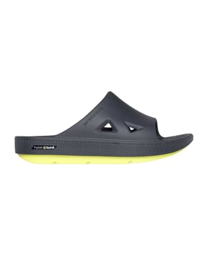 Skechers Arch Fit-tofflor för män (Kol/grönt)
