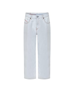 Diesel Jeans med vida ben för kvinnor/damer, 1999 (Ljus tvätt)