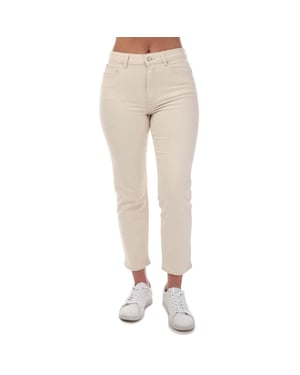 Levis Stretchjeans met hoge taille voor dames (Gebroken wit)