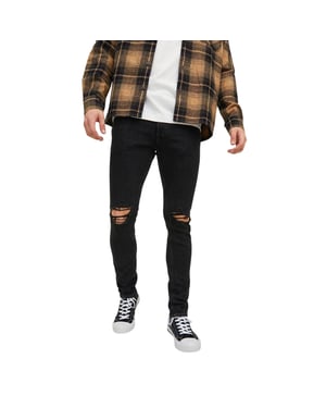 Jack And Jones Heren Liam Denim Jeans (Zwarte denim)