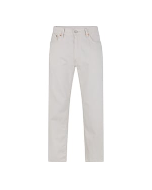 Levis Heren 555 Denim katoen Relaxed Fit Jeans (Ecru)