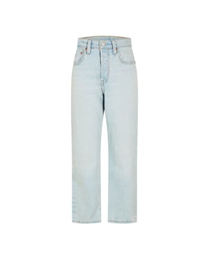 Levis 501 Straight Leg Ankle Grazer Jeans - Dam/Lady (Har gått iväg)