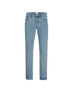 Jack And Jones Heren Clark Evan Denim Straight Jeans (Blauwe Denim)