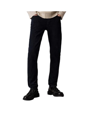Calvin Klein Tapered Jeans i återvunnen bomull för herrar (Denim)