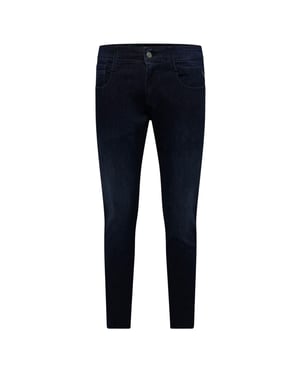 Replay Anbass blekta slim fit-jeans för män (Blå)