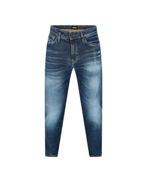 Boss Heren Denim Mid Rise Slim Jeans (Medium Blauw)